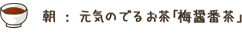 元気のでるお茶「梅醤番茶」
